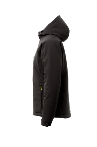 Wattierte Softshelljacke GALE PAD LADY in schwarz
